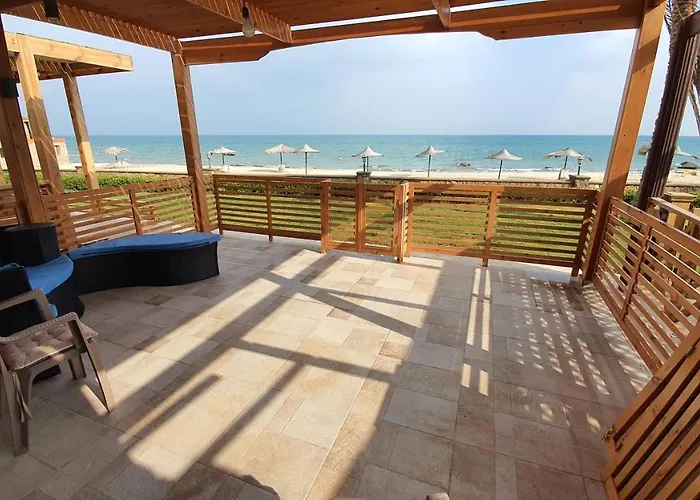Tatil Evi Breathtaking Luxury & Spacious Family 2-bed 1st Row Seaview At Stella Seaview Sokhna - Families Only Ain Sukhna